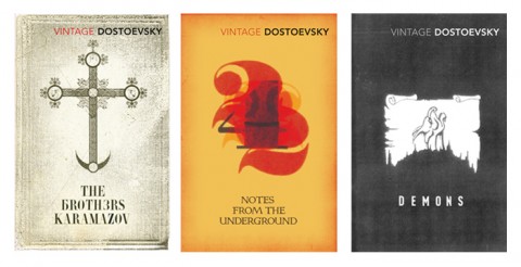 Vintage Dostoevsky, design by Michael Salu