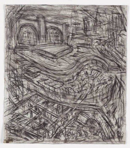 Leon Kossoff: King’s Cross Building Site Early Days 