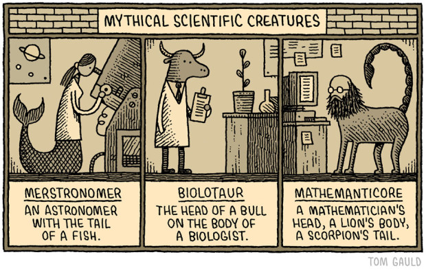 Mythical Scientific Creatures Tom Gauld