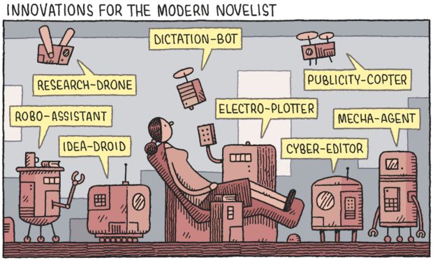 innovations for the modern novelist Tom Gauld
